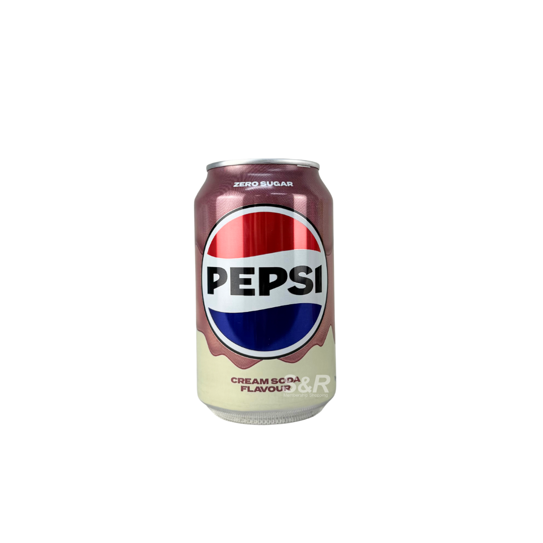 Pepsi Cream Soda Zero Sugar 330mL